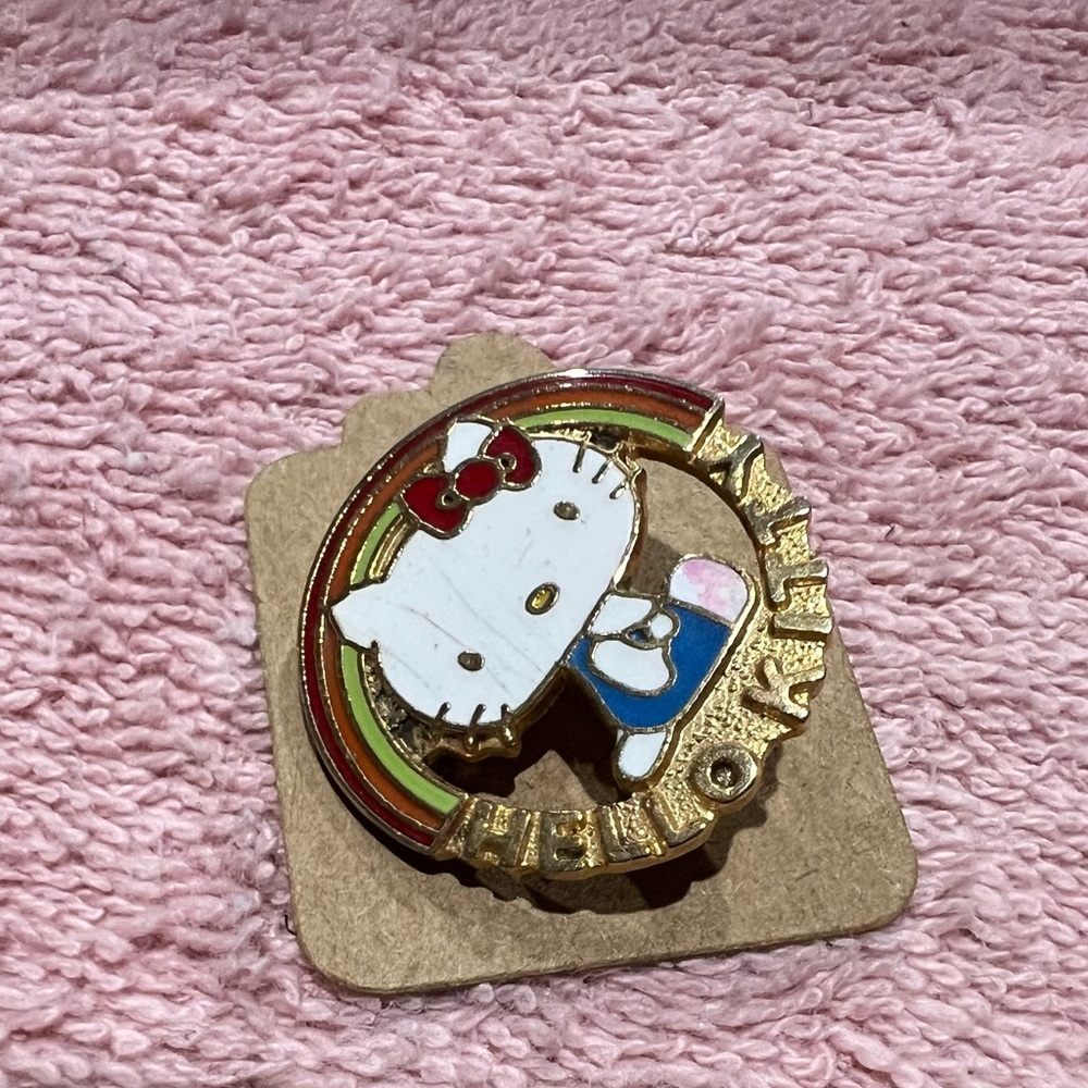 Vintage Hello Kitty Pin 1979